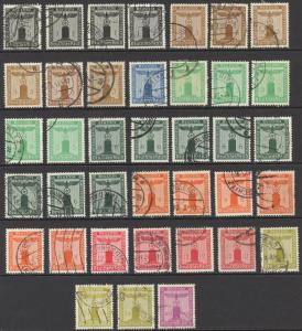 Germany Sc#S1-S11 Used Lot/38 Assorted 1938 National Socialist Workers' Party