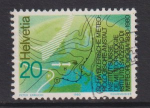 Switzerland  #691  used 1980  meteorological office 20c