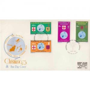 First Day Cover 7th October 1975 Christmas