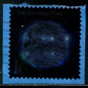 5600 US (55c) Sun Science - Solar Flare SA, used on paper