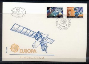 Yugoslavia 1988 Europa Transport & Communication FDC