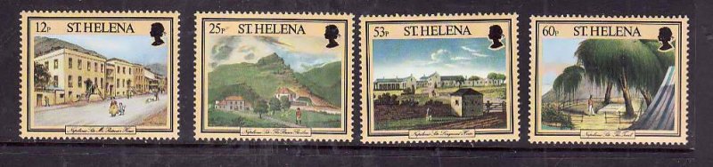 St. Helena-Sc#682-5- id7-unused NH set-Napoleonic sites-1996-