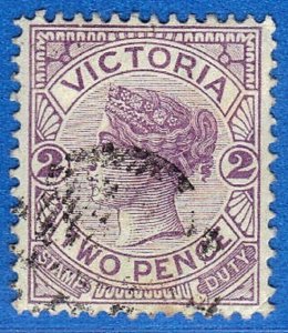 AUSTRALIAN STATE, VICTORIA SC# 162 **USED**1886-87   2p    SEE SCAN