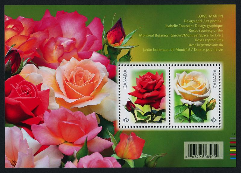 Canada 2727 MNH - Flowers, Roses