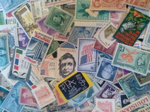 100 Unused US MNH Quality Stamp Unsearched 600,000 Hoard ALL DIFFERENT