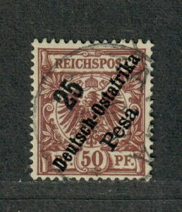 German East Africa Sc#10 Used/VF, Signed, Cv. $28