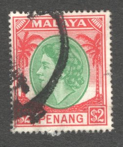 Malaya - Penang, Scott #43   VF, Used, CV $4.25 ......  4970020