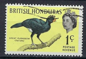 British Honduras 167 Used 1962 Bird (ak2163)