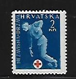CROATIA, RA2, MNH, WOUNDED SOLDIER