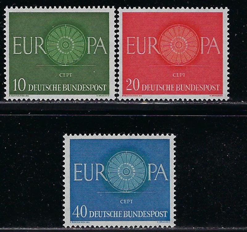 Germany Bund Scott # 818 - 820, mint nh