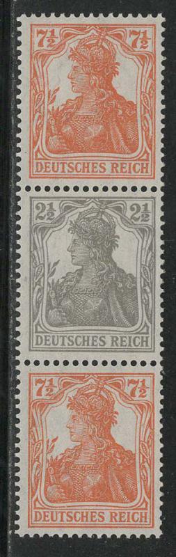 Germany Scott # 98f (2), 97, mint nh, se-tenant, Mi# S14a