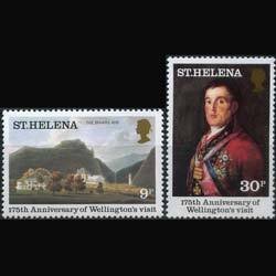 ST.HELENA 1980 - Scott# 342-3 Duke Wellington Set of 2 NH