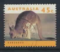 Australia SG 1454  Used  pale orange insc Type I - wildlife Kangaroo