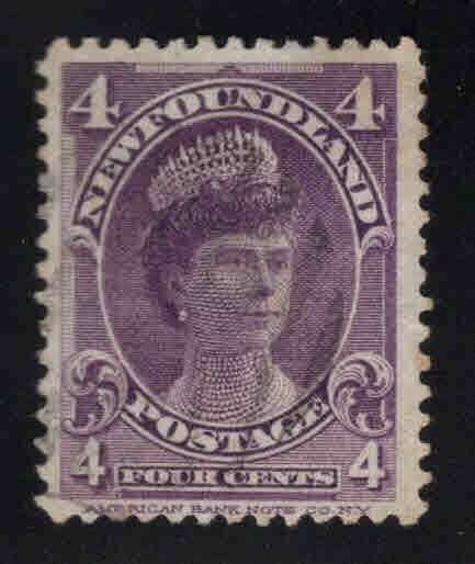 NEWFOUNDLAND Scott 84 Used lightly canceled stamp