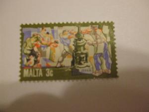 Malta # 595 used