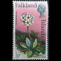 FALKLAND IS. 1972 - Scott# 210 Flower 1/2p NH