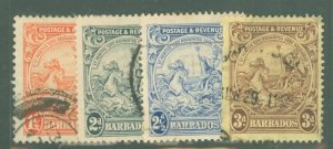 Barbados #168-170/172