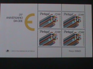 PORTUGAL-25TH ANNIVERSARY OF CEE-S/S MNH-VF WE SHIP TO WORLDWIDE & COMBINE