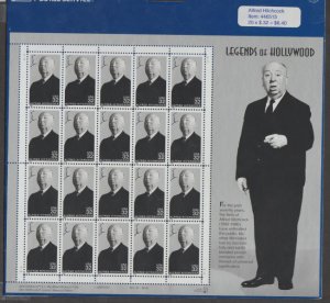 U.S. Scott #3226 Hitchcock - IN PACKAGE - Highlighted LL Plate - Mint NH Sheet