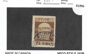 Fiume: Sc #146, used (51596)