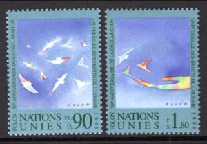 UN Geneva 327-328 MNH VF