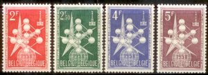Belgium 1957 SC# 500-3 MNH-OG E48