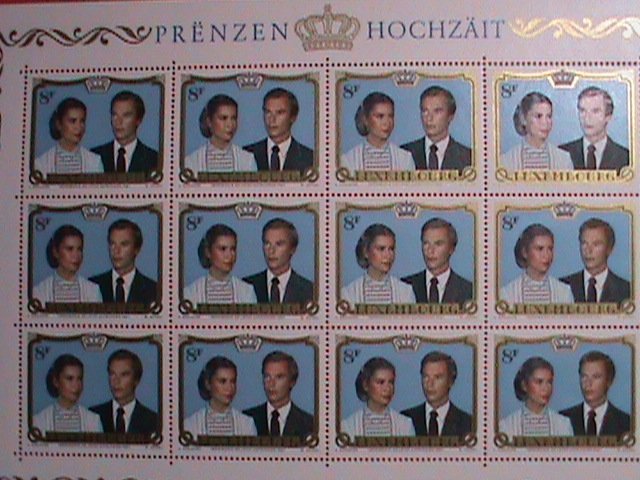 LUXEMBOURG STAMP: 1981 SC#662 WEDDING OF PRINCE HENRY & MARIA TERESA MESTRE MNH
