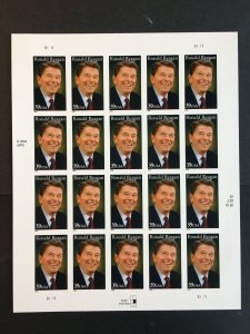 2006 sheet of 39 cent stamps Ronald Reagan Sc #4078