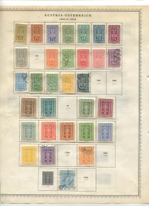 STAMP STATION PERTH Austria # Various Selection of 100 Stamps Mint /Used 1920-24