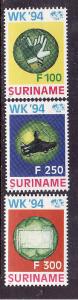 Suriname-Sc#972-4-unused NH set-Sports-World Cup Soccer-1994-