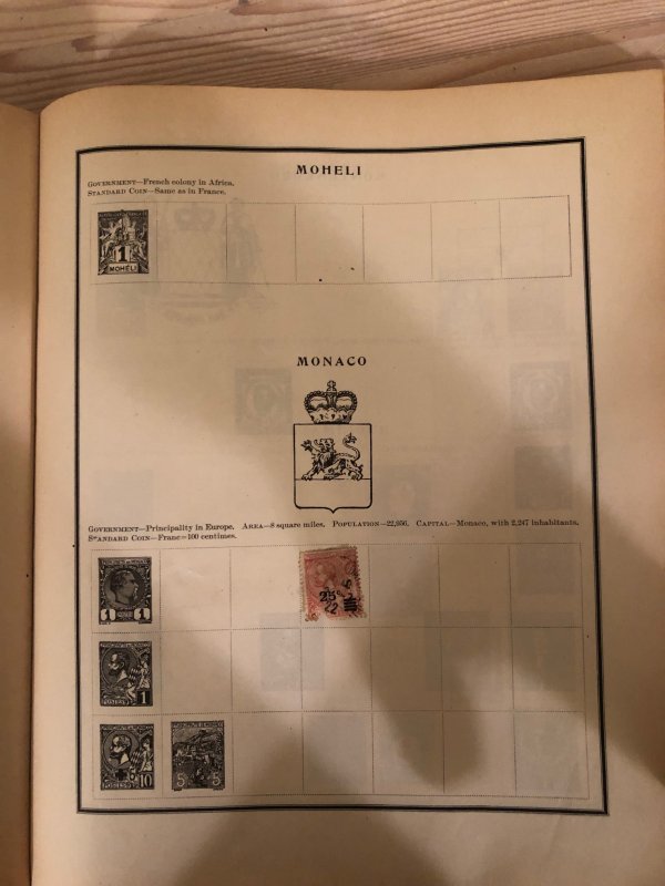 Modern Stamp Album Circa 1921
