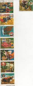 Thematic Stamps Others - PARAGUAY 1977 NOBEL PRIZE WINNERS 8v used