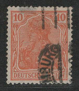 Germany Reich Scott # 119, used, Mi#141