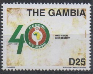 The Gambia 2015 Joint Issue Joint Issue ECOWAS 40 years 40 years-
