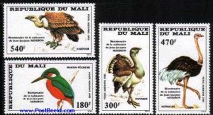Mali 1985, Birds 4v, MNH
