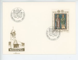 Liechtenstein 674 saints FDC First Day Cover FRESH! (2410 143)