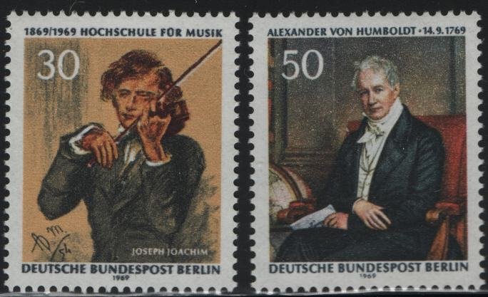 BERLIN 9N280,9N281 VF MNH JOACHIM