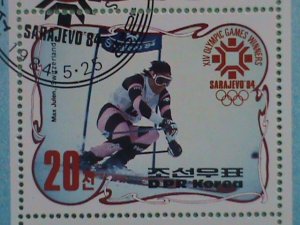 KOREA STAMP 1984  14TH ANNIV: OLYMPIC GAMES WINNERS; CTO- NOT HING  S/S SHEET