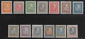 Iceland Scott #'s 34 - 44B MH