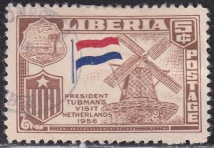Liberia 368 President's Visit of Europe 1958