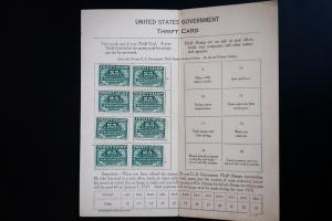 US Stamp Savings Booklet Group