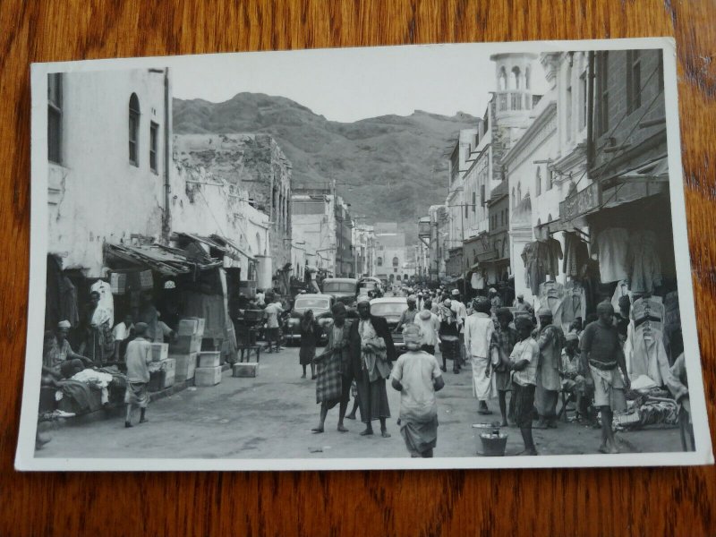 ADEN 1960 POST CARD “CRATER MARKET” VIEW TO CANADA UNIQUEDESTINATION