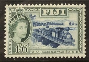 Fiji 157 MH, QEII, Trains Scott Cat. $17.00