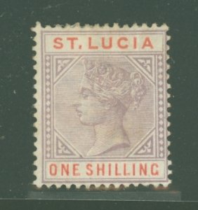 St. Lucia #37a Unused Single