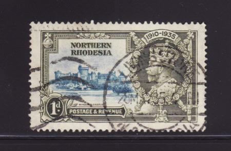 Northern Rhodesia 18 U King George V Silver Jubilee (D)