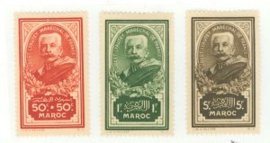 French Morocco #B10-B12  Single (Complete Set)