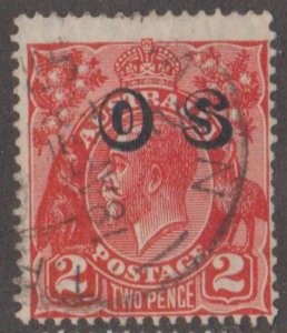 Australia Scott #O8 Official Stamp - Used Single