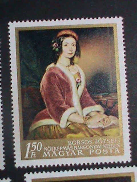 ​HUNGARY STAMP:1967 SC#1820-6 FAMOUS PAINTINGS BY FAMOUS PAINTERS MNH SET.