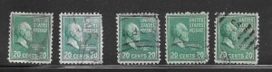 #825 Used stamps 10 Cent Collection / Lot (my8)