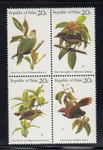 Palau 5-8 Birds mnh